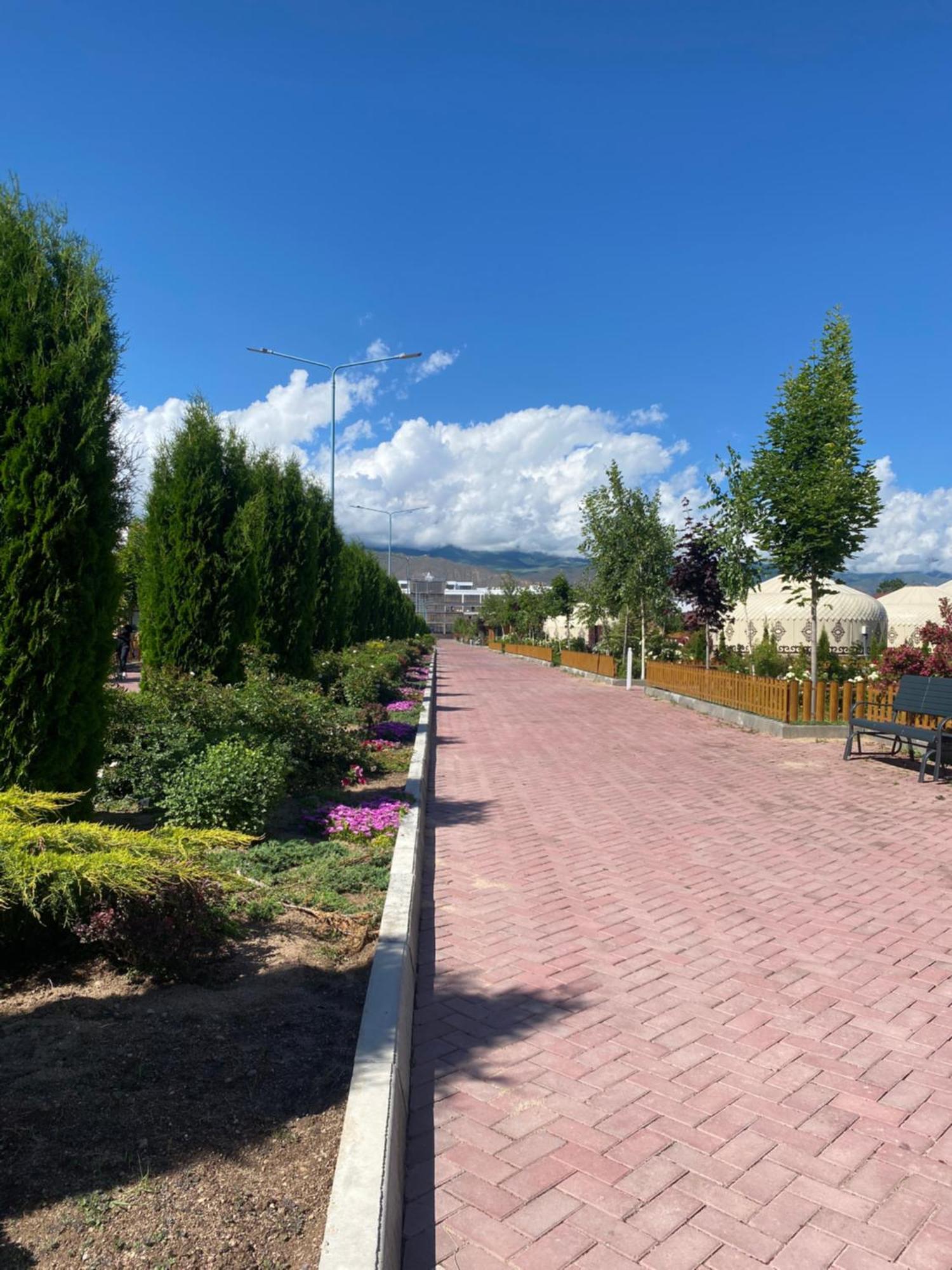 Таунхаус В Baytur Resort ボステリ エクステリア 写真