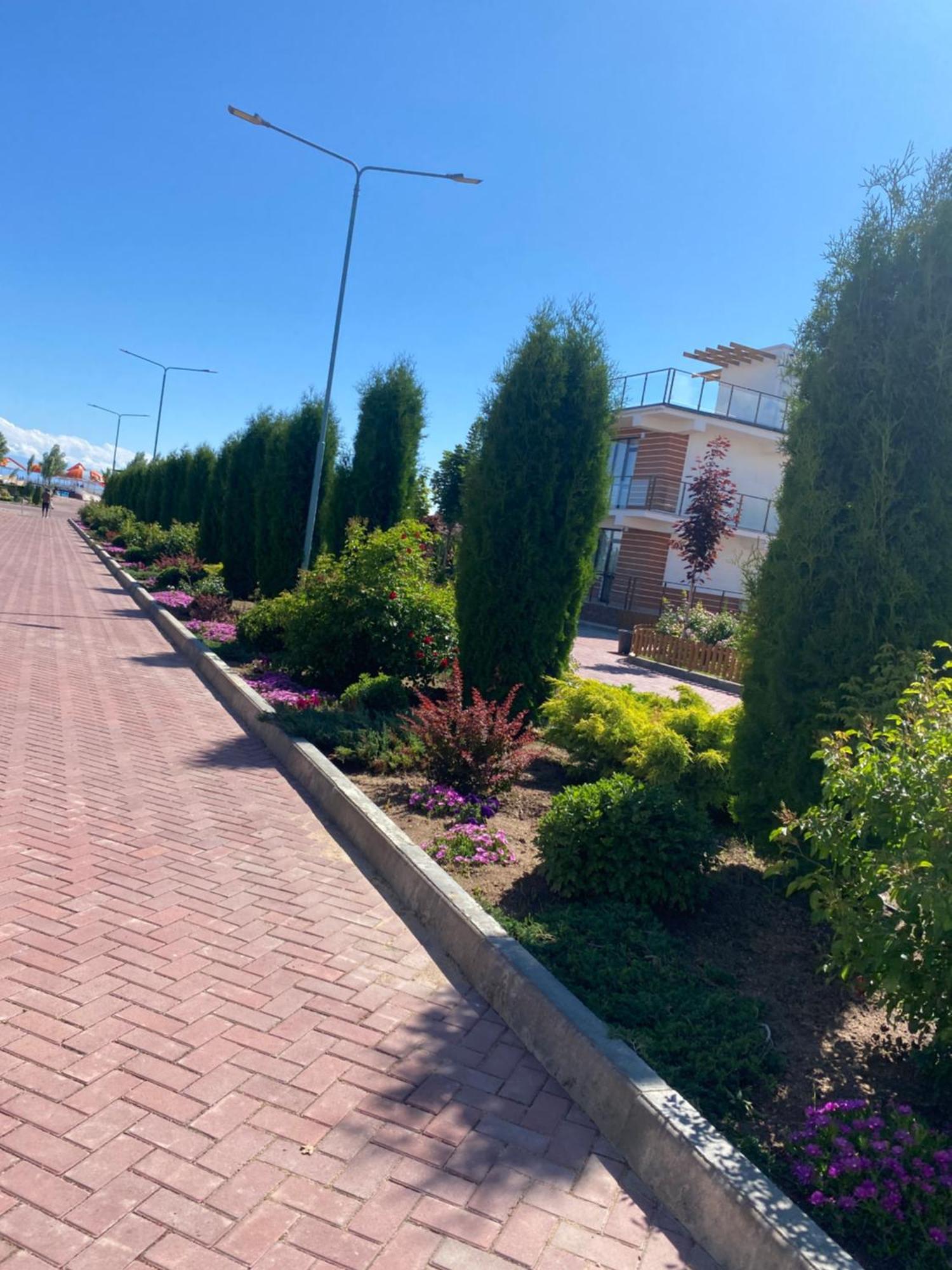 Таунхаус В Baytur Resort ボステリ エクステリア 写真